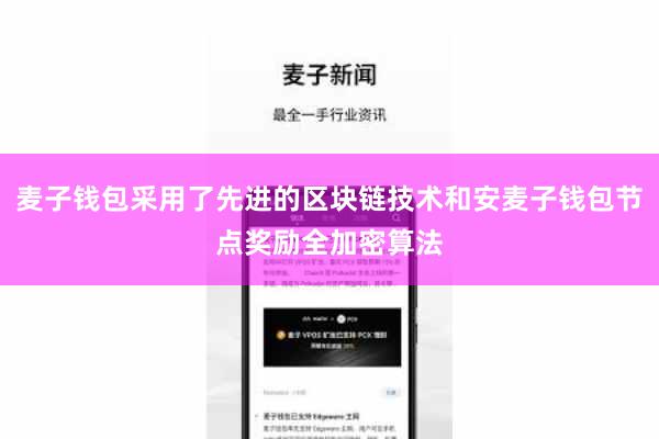 麦子钱包采用了先进的区块链技术和安麦子钱包节点奖励全加密算法