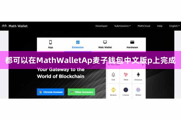 都可以在MathWalletAp麦子钱包中文版p上完成